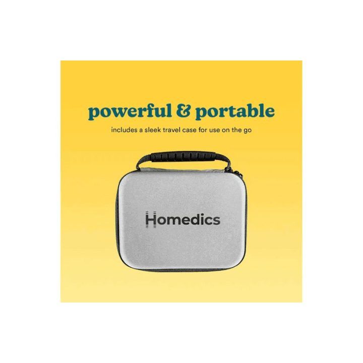 Mini masažinis pistoletas Homedics MYTI, antracito spalvos