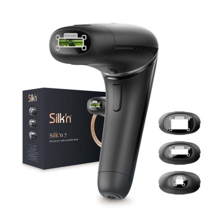 IPL fotoepiliatorius Silkn 7 Series, 600 000 impulsų, juodas