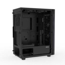 Kompiuterio korpusas ATX su tinkleline konstrukcija ir 6 × 120 mm ventiliatoriais Zalman I4, juodas