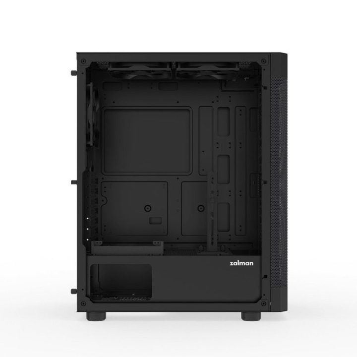 Kompiuterio korpusas ATX su tinkleline konstrukcija ir 6 × 120 mm ventiliatoriais Zalman I4, juodas