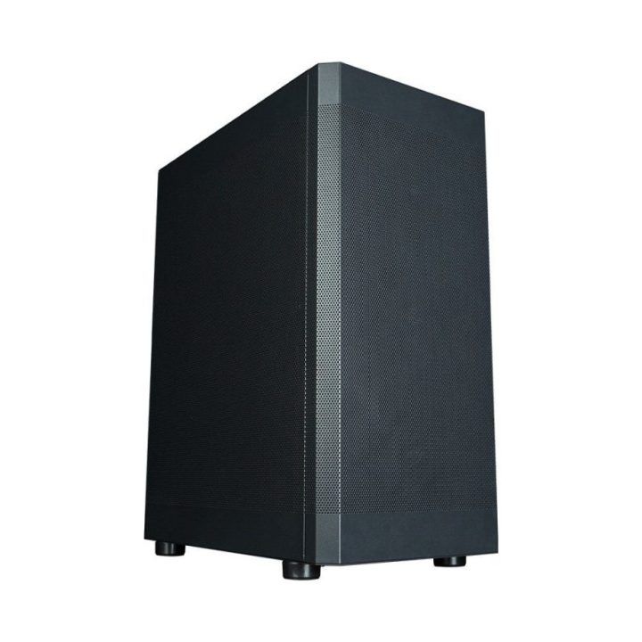 Kompiuterio korpusas ATX su tinkleline konstrukcija ir 6 × 120 mm ventiliatoriais Zalman I4, juodas