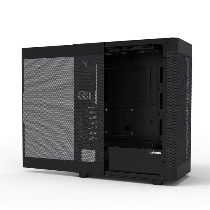 Kompiuterio korpusas ATX su tinkleline konstrukcija ir 6 × 120 mm ventiliatoriais Zalman I4, juodas