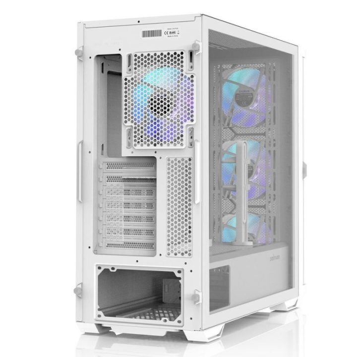 ATX kompiuterio korpusas su 4 ARGB ventiliatoriais Zalman Z10 DUO, baltas