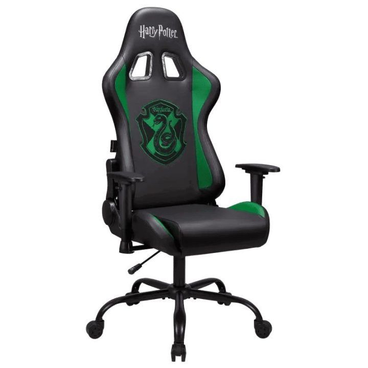 Žaidimų kėdė su Harry Potter Slytherin motyvu Subsonic