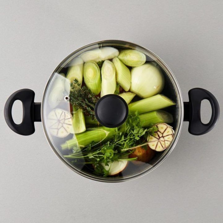 Puodas su nelimpančia danga Russell Hobbs Metallic Marble, 24 cm, 2,1 l