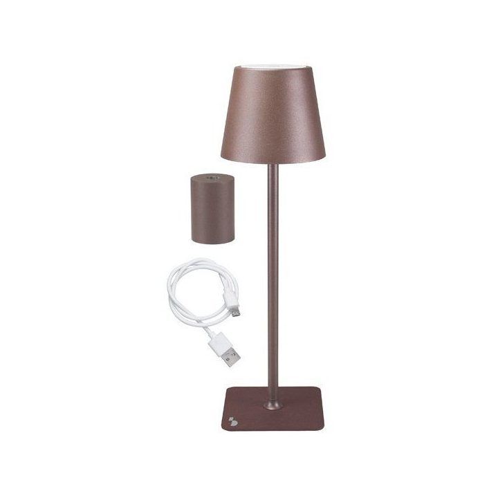 Įkraunama stalinė lempa Beper P201UTP113, 10,5 × 10,5 × 37,5 cm