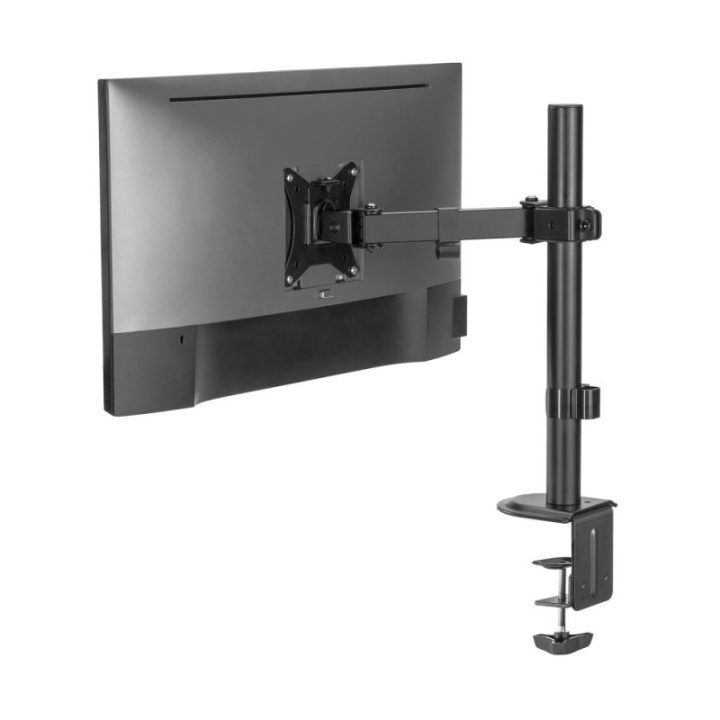 Monitoriaus laikiklis vienam ekranui su kabelių valdymu Sbox LCD-351/1-2, 17–32 colių, juodas
