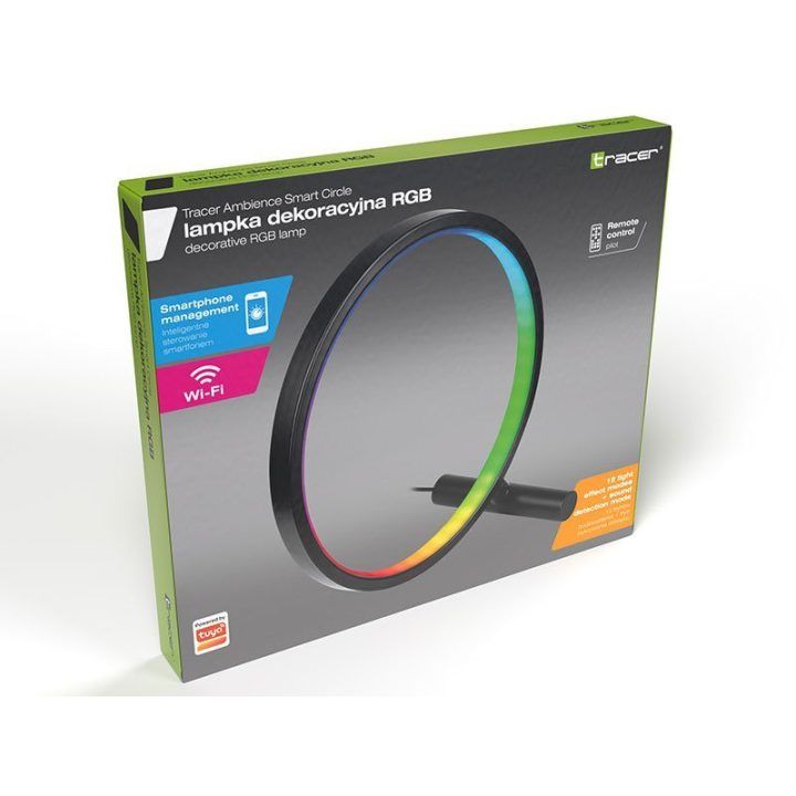 Žiedinis LED šviestuvas Tracer Ambience Smart Circle