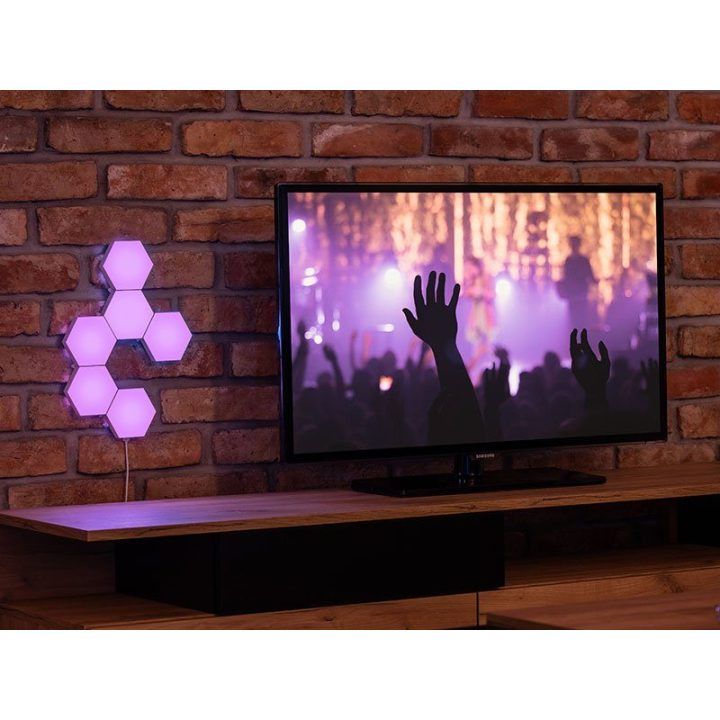 Šešiakampių LED šviestuvų rinkinys Tracer Ambience, 6 vnt