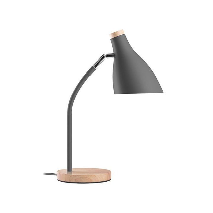 Stalinė lempa su E27 lizdu Tracer Scandi, 40 W, 40 × 15 × 17 cm, pilka
