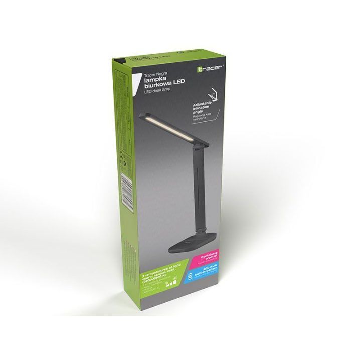 PAVADINIMAS: Stalinė LED lempa Tracer Negra, 4 W