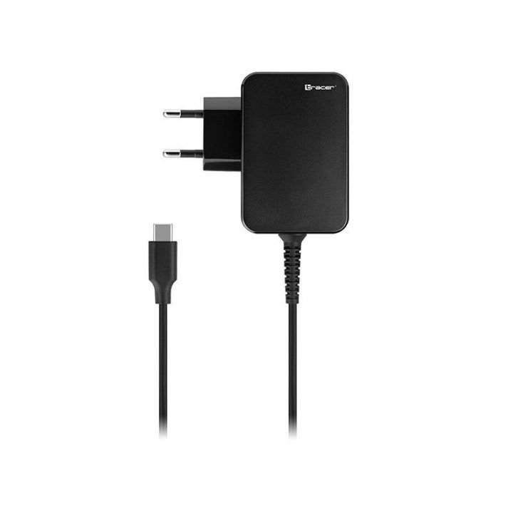 Nešiojamojo kompiuterio įkroviklis su USB-C jungtimi Tracer Prime, 65 W, 1,78 m