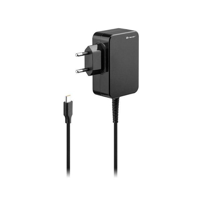 Nešiojamojo kompiuterio įkroviklis su USB-C jungtimi Tracer Prime, 65 W, 1,78 m