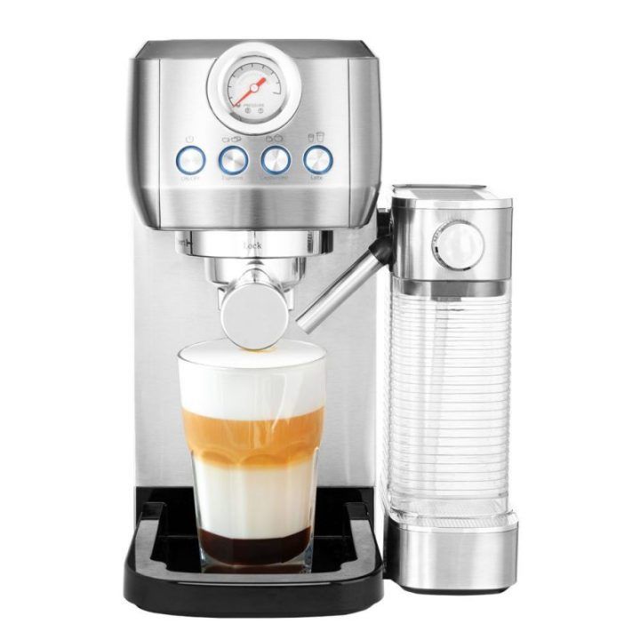Espreso kavos aparatas su portafiltru ir automatiniu pieno plakikliu Gastroback Design Espresso Piccolo Pro M, 1350 W