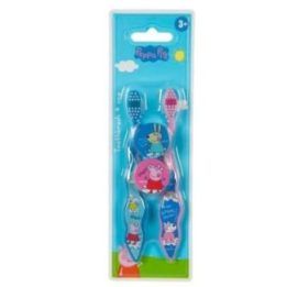 Vaikiškų dantų šepetėlių rinkinys su Peppa Pig personažais, 2 vnt