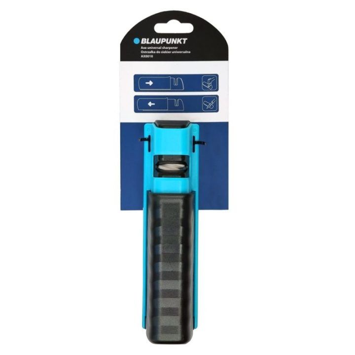 Peilių ir kirvių galąstuvas su keraminiais galandimo akmenimis Blaupunkt AX0010, 17,5 × 4,5 × 4,6 cm