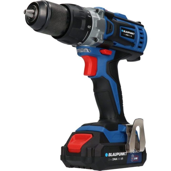 Akumuliatorinis gręžtuvas su metaliniu griebtuvu Blaupunkt CD7010, 18 V