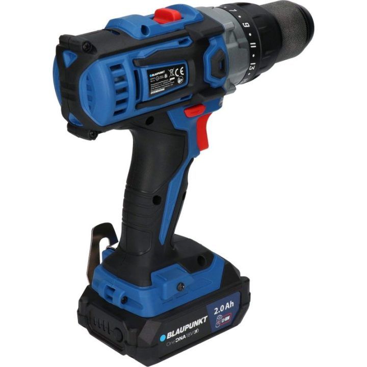 Akumuliatorinis gręžtuvas su metaliniu griebtuvu Blaupunkt CD7010, 18 V