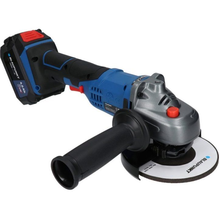 Akumuliatorinis kampinis šlifuoklis Blaupunkt CG5010, 125 mm