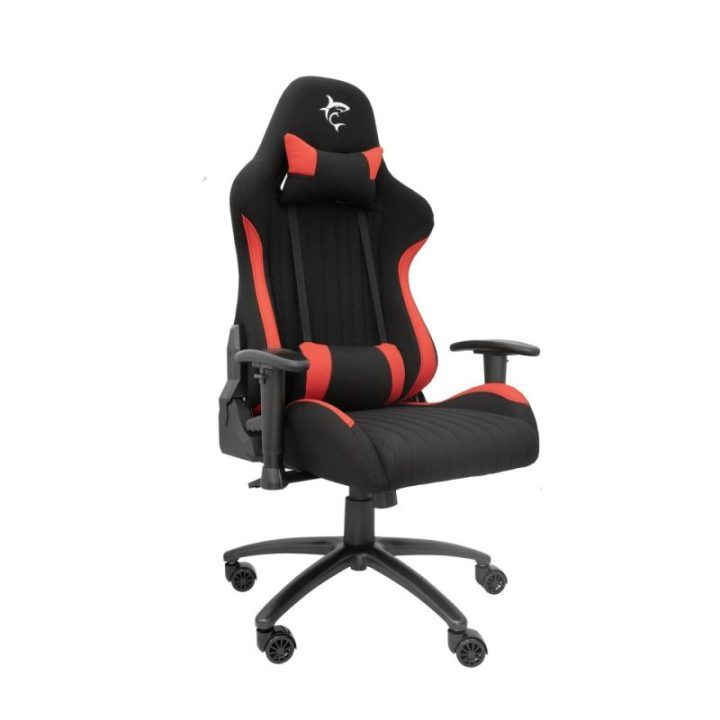 Žaidimų kėdė su 2D porankiais White Shark DARK DEVIL, juoda