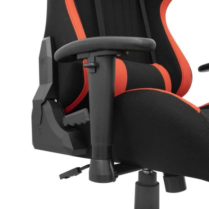 Žaidimų kėdė su 2D porankiais White Shark DARK DEVIL, juoda