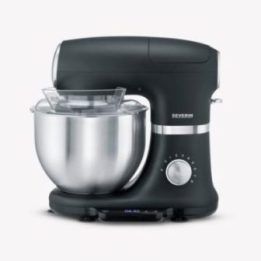 Planetinis virtuvinis kombainas Severin KM 3898, 5,5 l, 1000 W, juodas
