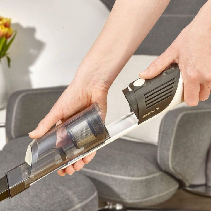 Belaidis siurblys gyvūnų plaukams Severin HV 7140, 120 W, juodos ir baltos spalvos