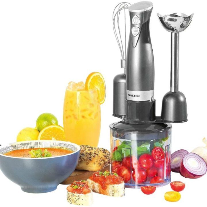 Trijų funkcijų rankinis trintuvas Salter Cosmos, 500 ml, 350 W
