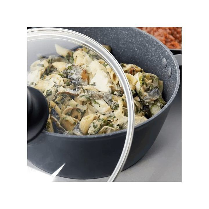 Keptuvių ir prikaistuvių rinkinys Russell Hobbs Metallic Marble, 5 vnt