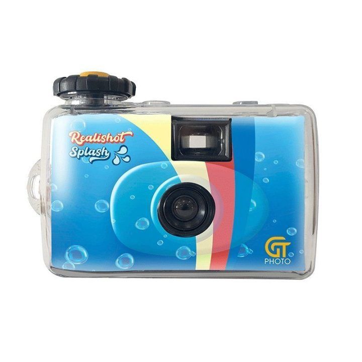 Vienkartinis vandeniui atsparus fotoaparatas GT Photo Realishot Splash, 27 nuotraukos