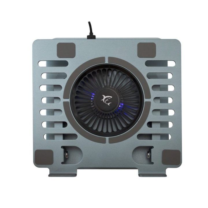 Nešiojamojo kompiuterio aušinimo stovas White Shark ICE MONSTER GCP-16, 17,3 colio, pilkas