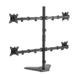 Keturių monitorių stovas Sbox LCD-F048-2, 17–32 colių, juodas