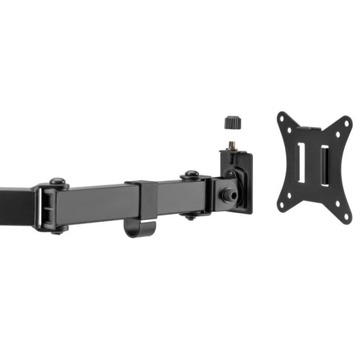 Keturių monitorių stovas Sbox LCD-F048-2, 17–32 colių, juodas