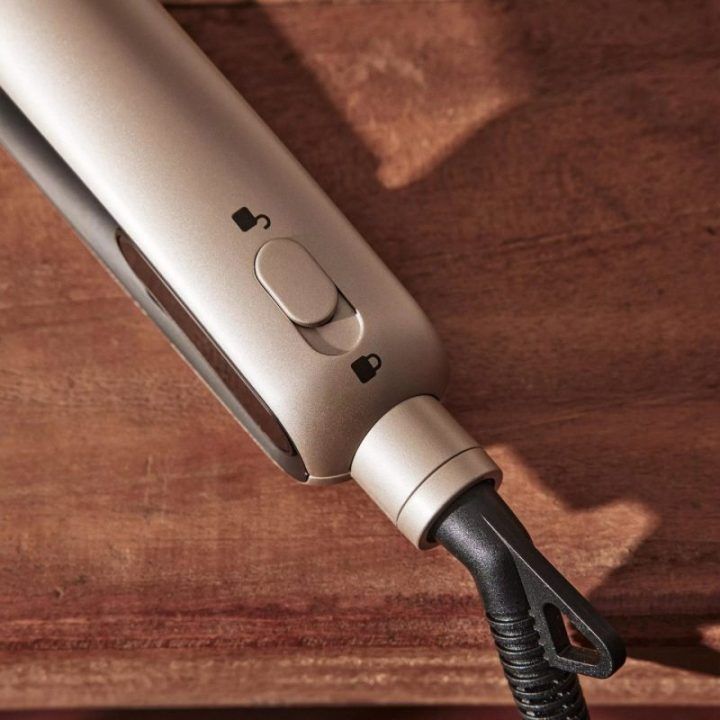 Infraraudonųjų spindulių plaukų tiesintuvas Silkn SilkyStraight, rožinio aukso spalvos