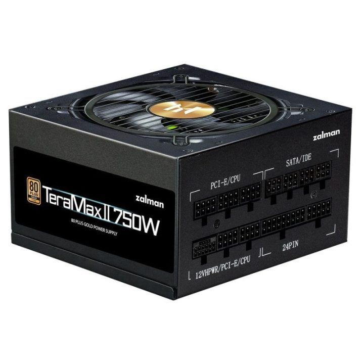 ATX 3.0 maitinimo blokas Zalman TeraMaxII, 750 W, 80+ Gold