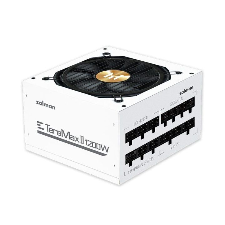 Kompiuterio maitinimo blokas Zalman TeraMaxII, 1200 W, 80 PLUS Gold, baltas