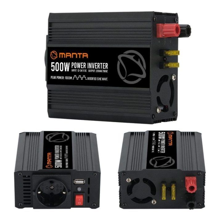 Įtampos keitiklis Manta MPI500M, 500 W