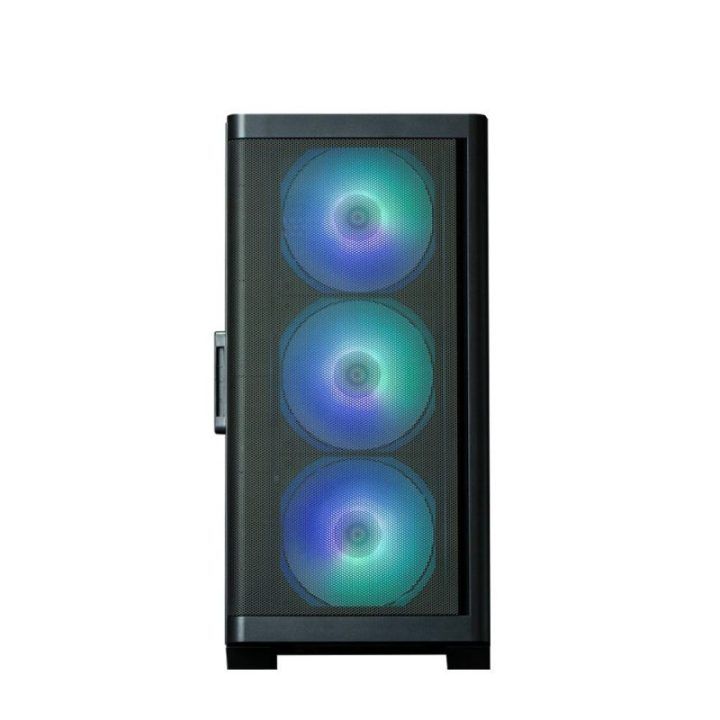 Kompiuterio korpusas Zalman M4 su 4 ARGB ventiliatoriais, juodas