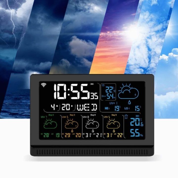 Orų stotelė su Wi-Fi Manta MTO200B Windy Smart, juoda