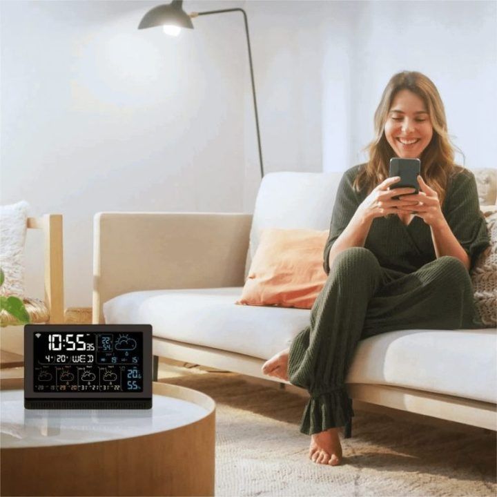 Orų stotelė su Wi-Fi Manta MTO200B Windy Smart, juoda