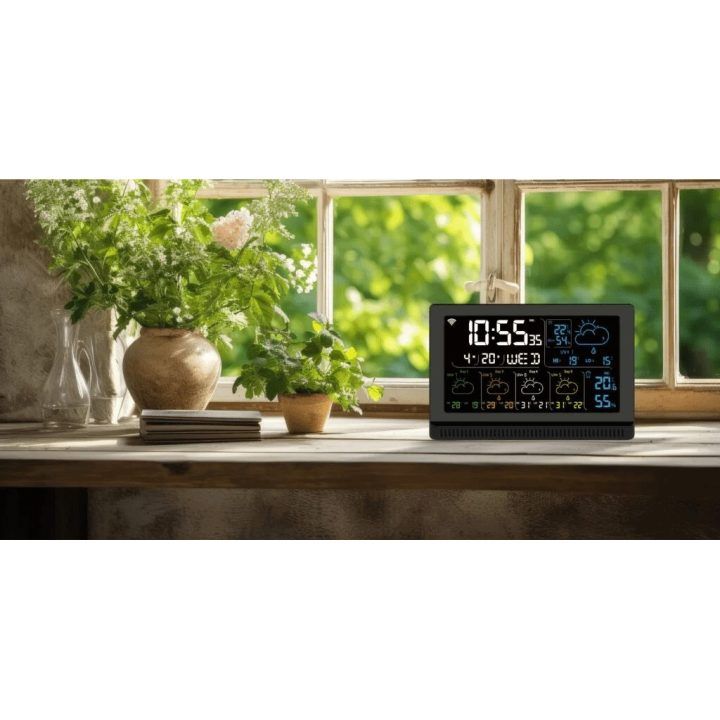 Orų stotelė su Wi-Fi Manta MTO200B Windy Smart, juoda