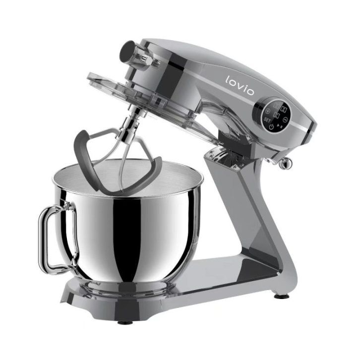 Planetinis plaktuvas su 6,5 l dubeniu Lovio ChefMaster, 1 800 W, pilkas