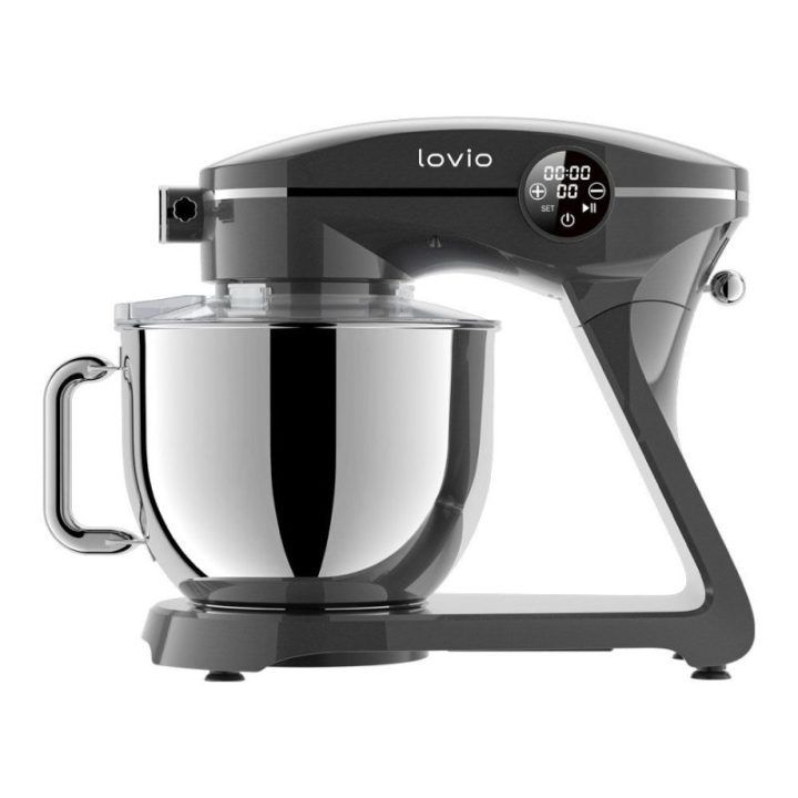Planetinis plaktuvas su 6,5 l dubeniu Lovio ChefMaster, 1 800 W, pilkas