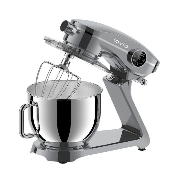 Planetinis plaktuvas su 6,5 l dubeniu Lovio ChefMaster, 1 800 W, pilkas