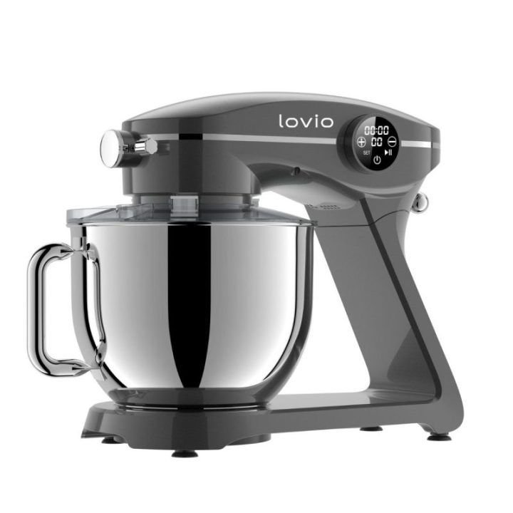 Planetinis plaktuvas su 6,5 l dubeniu Lovio ChefMaster, 1 800 W, pilkas