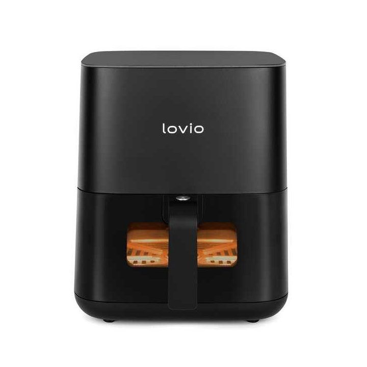 Karšto oro gruzdintuvė su garų funkcija Lovio PureFry, 5 l, juoda