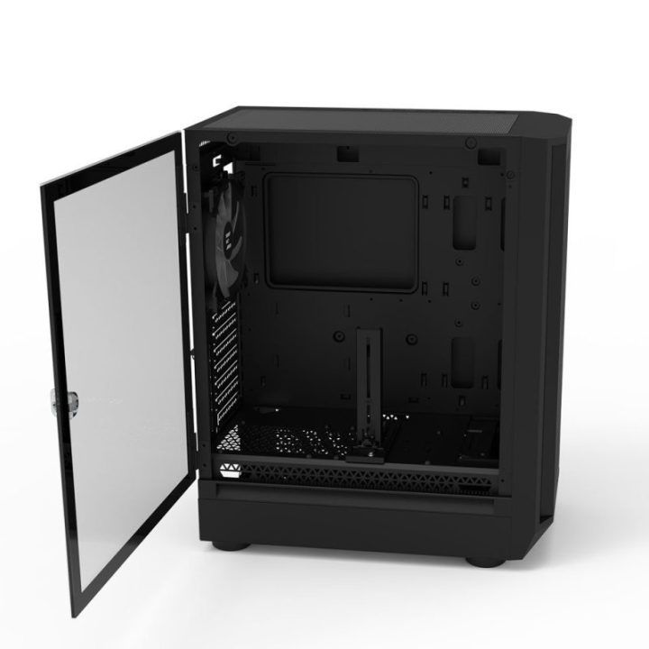 Kompiuterio korpusas su 4 RGB ventiliatoriais Zalman i6, juodas