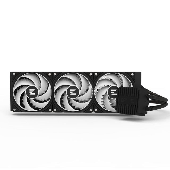 Skysčio aušinimo sistema procesoriui su adresuojamu RGB apšvietimu Zalman ALPHA2 A36, 360 mm, juoda