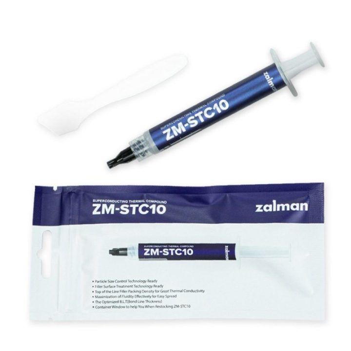 Termopasta Zalman ZM-STC10, 11,5 W/(m·K), 2 g, pilka