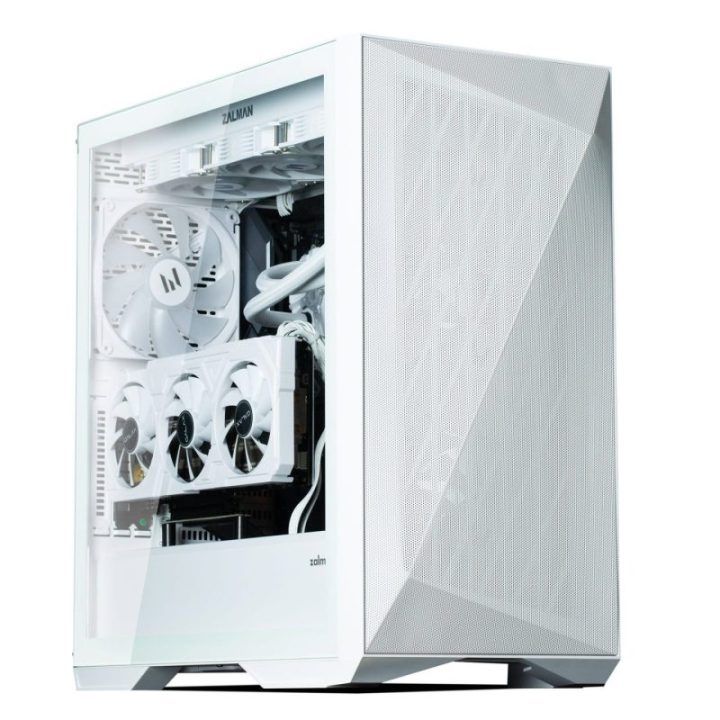 Kompiuterio korpusas su 4 ARGB ventiliatoriais Zalman Z9 Iceberg MS, baltas